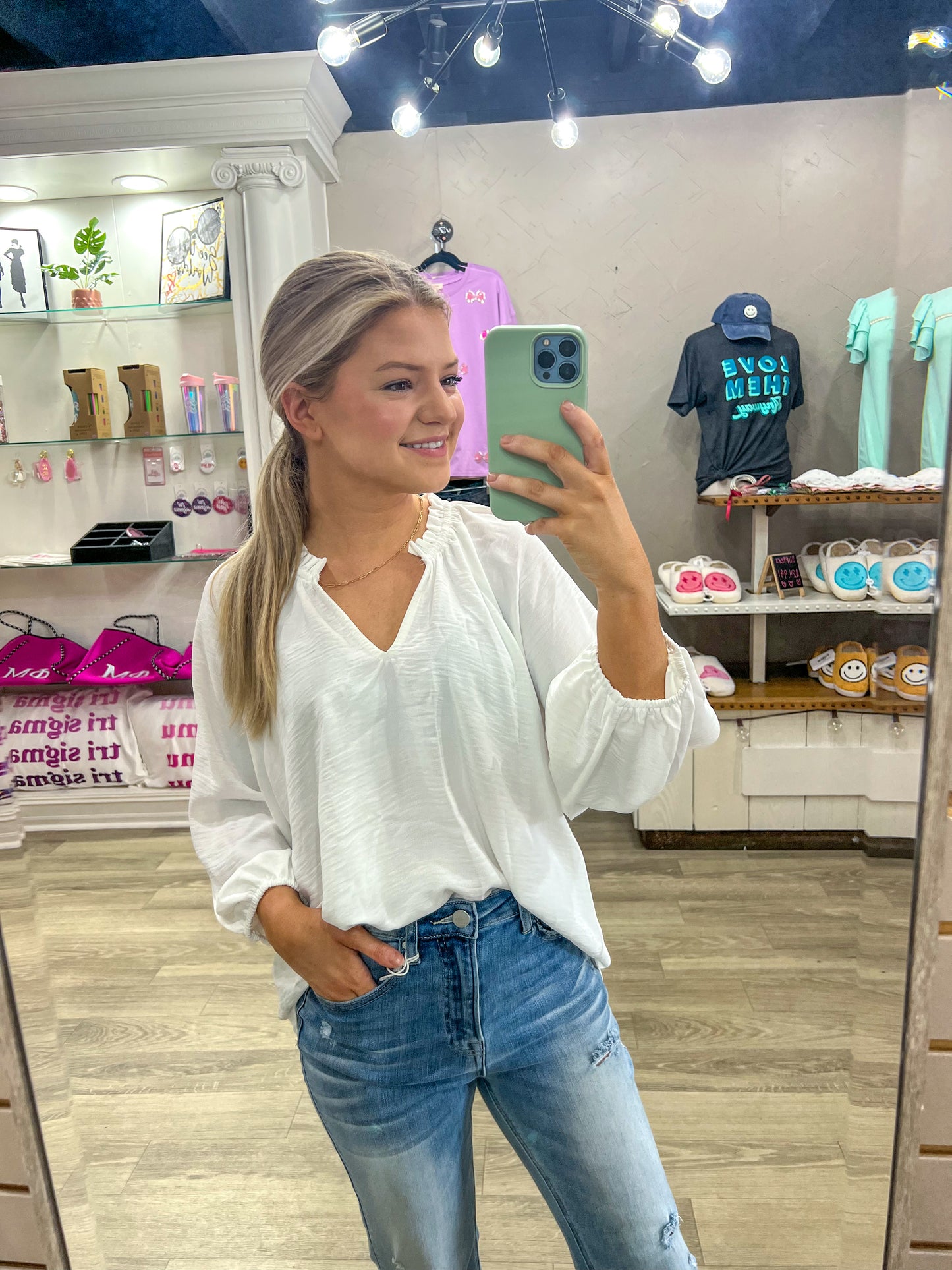 Boss Babe Top| White