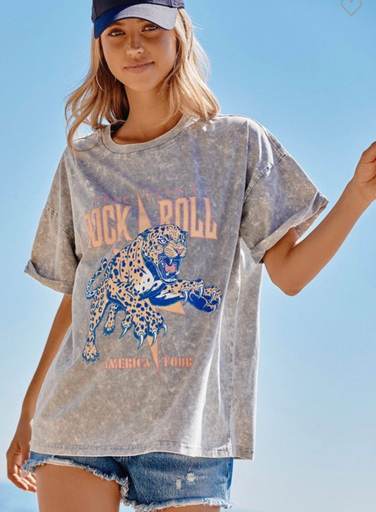 Rock and Roll Tiger Tee