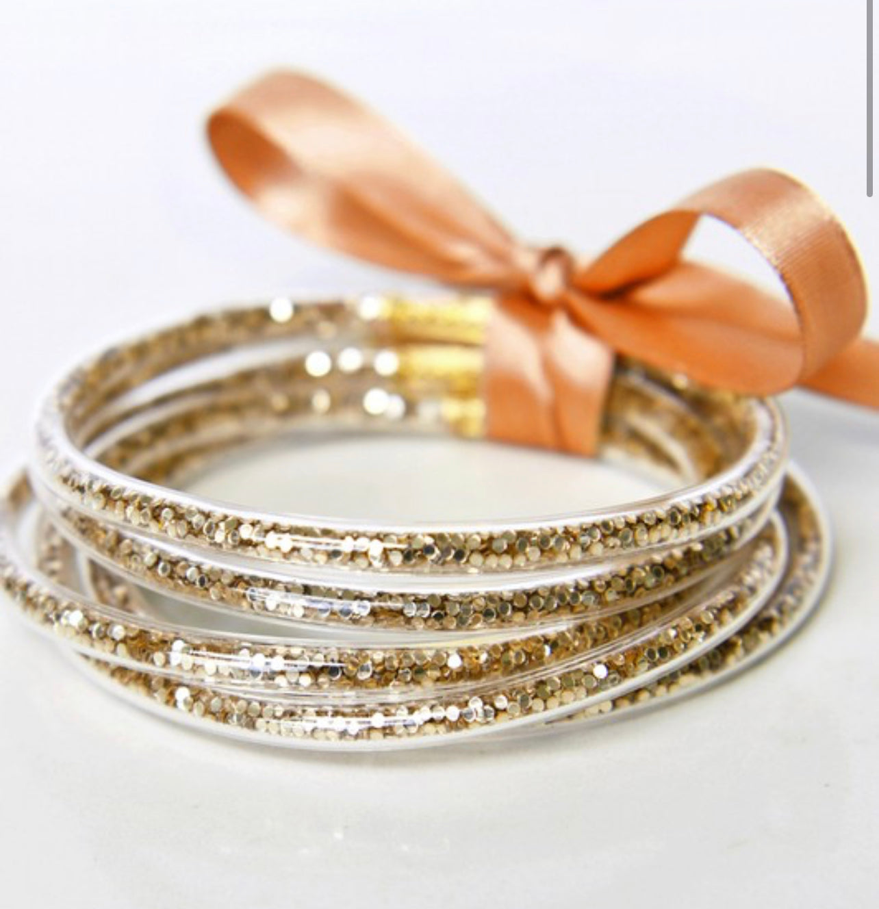 Confetti Tube Bracelets | Gold